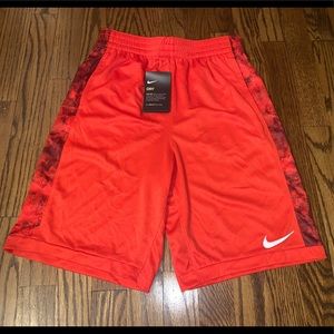 ORANGE BOYS NIKE BASKETBALL SHORTS